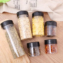 Load image into Gallery viewer, 24-1PCS Transparent Seasoning Jars Reusable Large Empty Spice Condiment Storage Bottles Season Powder Containers Box For Kitchen