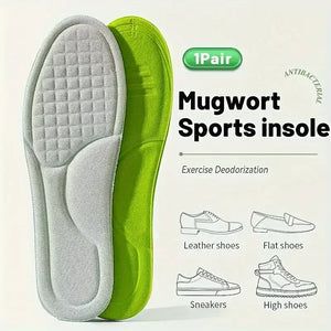 1 Pair 5D Sports Insoles | Invisible Raised Inner Insole for Men & Women | Soft Cushion for Shock Absorption