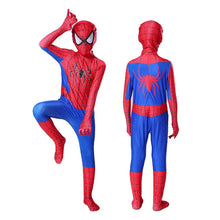 Load image into Gallery viewer, Anime Spiderman Kids Cosplay Costumes Miles Morales Spider Man Jumpsuit for Men Women Superhero Halloween Tight Fitting Clothing