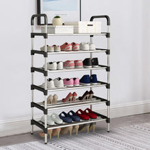 Load image into Gallery viewer, Multi-layer simple shoe rack entrance door storage rack household shoe rack can be stacked to save space shoe rack