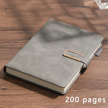 Load image into Gallery viewer, Vintage A5 leather notebook with personalized soft cover - perfect for business meetings and college life