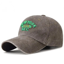 Load image into Gallery viewer, Baseball Cap Korean Washed Cotton Soft Top Hat Four Seasons Men's And Women's Embroidered American Letter Cap