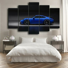 Load image into Gallery viewer, Set of 5 Porsche GT3 Racing Car Canvas Prints - Modern Wall Art Decor