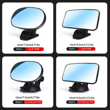 Load image into Gallery viewer, SEAMETAL Wide Angle Car Interior Convex Mirror 360-Degree Suction Cup/Clip Baby Mirror Rear Row Observation Rearview Mirror