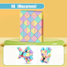 Load image into Gallery viewer, Magic Snake Puzzle Toy 24-72 Segments 3D Fidget Cube