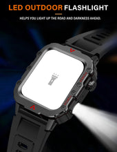 Load image into Gallery viewer, Outdoor Military Smartwatch – Bluetooth Calling, 1.73” LED Display, Sports &amp; Fitness Watch