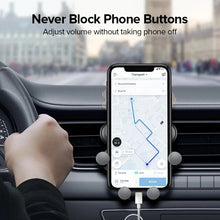 Load image into Gallery viewer, Universal Gravity Car Phone Holder Air Vent Mount Mobile Support for iPhone 13/12 Xiaomi - Automotive GPS Stand