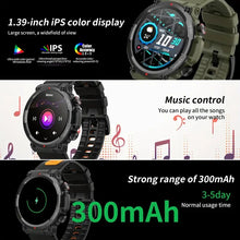 Load image into Gallery viewer, Rugged Smart Watch for Men, 3 ATM Waterproof, 100+ Sport Modes, Fitness Tracker