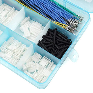 2.54mm XH Connector Socket Kit with Pre-Crimped Cable Wire Set