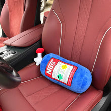 Load image into Gallery viewer, New Car Neck Pillow Car Headrest for Driver Front Passenger Seat NOS Bottle Pillow Car Decor Headrest Cushion Plush Pillow