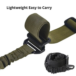 Tactical Two Points Sling Bungee Shoulder Strap Nylon Rifle Belt Outdoor Hunting