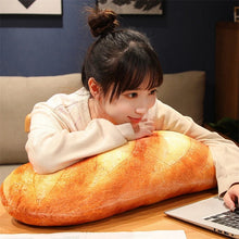 Load image into Gallery viewer, French Bread Pillow Plush Stuffed Printing Images Food Plushie Peluche Party Prop Decor Sleeping Companion Kits Gift Room Decor