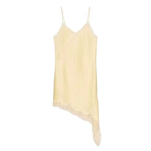 Load image into Gallery viewer, Women Sexy Irregular Lace Dress Fashion V Neck Hem Suspender Long Dresses 2025 New Fashion Party Vestidos