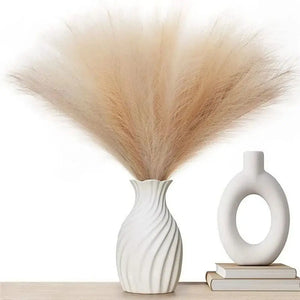 15/30pcs Artificial Pampas Grass Bouquet - Wedding, Home & Party Vase Decor