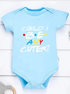Adorable 'Could I Be Any Cuter' Baby Onesie - Funny Infant Bodysuit Gift
