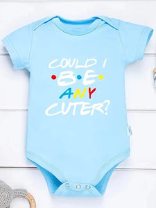 Adorable 'Could I Be Any Cuter' Baby Onesie - Funny Infant Bodysuit Gift