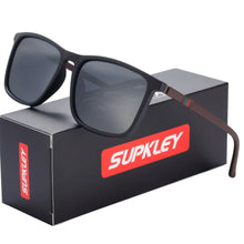 Load image into Gallery viewer, SUPKLEY Sports Sunglasses for Men Polarized Comfortable Wear Square Sun Glasses Male Light Weight Eyewear Accessory with Origina
