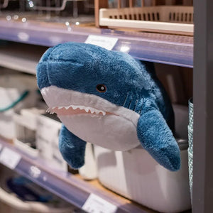 30cm Soft Stuffed Shark Toy - Plush Sea Animal Pillow, Perfect for Boys' Birthday Gifts