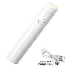 Load image into Gallery viewer, Portable Nail UV LED Lamp Rechargeable for Nails Gel Polish Drying Resin Quick UV Light Lamp for Nails Art Desk Stand Removable