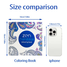 Load image into Gallery viewer, 1PCS 24 Pages Mandalas Flower Coloring Book For Children Adult Graffiti Drawing