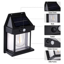 Load image into Gallery viewer, Solar Lights Outdoor Exterior Wall Lamps Retro Body Induction Atmosphere Christmas Fairy Lights Solar Charging Desk Lamps Gifts