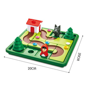 Red Riding Hood Puzzle! Outsmart Wolf, Find Grandma