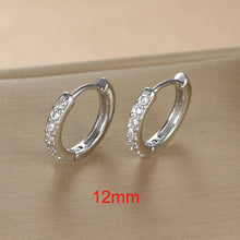 Load image into Gallery viewer, 2PCS Tiny Stainless Steel Huggie Small Hoop Earrings For Women Round Circle Punk Unisex Rock Earring Cartilage Piercing Jewelry