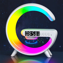 Load image into Gallery viewer, Multifunction Wireless Charger Pad Stand Speaker TF RGB Night Light 15W Fast Charging Station for iPhone Samsung Xiaomi Huawei