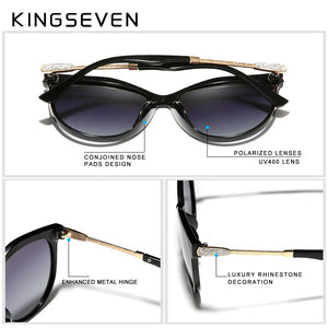 KingSeven 2022 Women's Sunglasses - Polarized Gradient Lens Luxury Sun Glasses