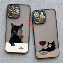 Load image into Gallery viewer, Funny Cat Daily Life Phone Case For iPhone 16 17 pro max Cases 11 12 14 Pro Max Mini 13 15 Plus XR Shockproof  Back Covers