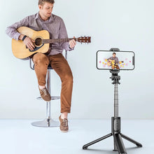 Load image into Gallery viewer, Self Portrait Pole Tripod With Lighting Self Portrait Pole With Wireless Remote Control Portable Mobile Phone Tripod Color Box