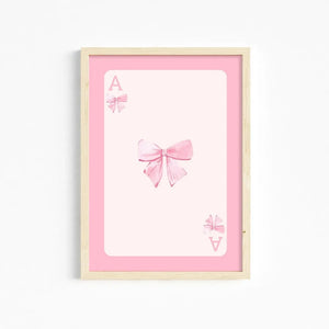 Trendy Pink Wall Art Bows Cherry Balloon Puppy Butterfly Canvas Painting Posters and Prints College Apartment Girl's Room Decor