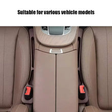 Load image into Gallery viewer, 2pcs Car Seat Gap Filler Organizer Waterproof Car Seat Gap Plug Strip with 2 Grooves Seat Gap Storage Auto Interior Accessories