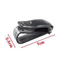 Load image into Gallery viewer, Auto Sun Visor Glasses Fastener Clip Holder For Sunglasses Eyeglasses Ticket Card Universal Multi-Function Car Interior