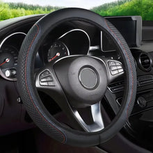 Load image into Gallery viewer, Steering Wheel Cover Anti Slip Breathable Steering Cover Universal Microfiber PU Leather Steer Wheel Protector No inner circle