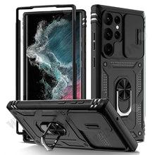 Load image into Gallery viewer, Case For Samsung S26 Ultra S25 S24 S23 Plus S25 FE A57 A56 A37 A36 A17 A16 5G Heavy Duty with Camera 360 Degree Kickstand Cover