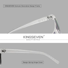 Load image into Gallery viewer, KINGSEVEN Women&#39;s Polarized Transparent Sunglasses - UV400 Fashion Eye Protection