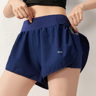 Sports Shorts for Women Anti-exposure Fitness Loose High-waist Yoga Pants Slimming Jogging Pants Outside Casual Pants Summer