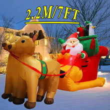 Load image into Gallery viewer, Christmas Inflatable Decoration Toy Built-in LED Lights Inflatable Model Ornament Xmas Party New Year Garden Indoor Outdoor Deco
