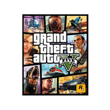 Load image into Gallery viewer, Video Game Grand Theft Auto Poster Canvas Painting GTA 5 Wall Picture Print For Modern Gamer Living Room Home Decoration