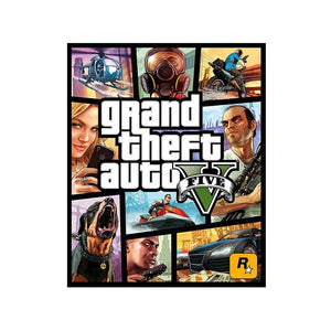 Video Game Grand Theft Auto Poster Canvas Painting GTA 5 Wall Picture Print For Modern Gamer Living Room Home Decoration