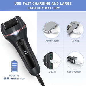 Electric Pedicure File: Professional Callus Remover for Smooth, Soft Feet