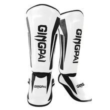 Load image into Gallery viewer, Kickboxing Boxing Shin Guard Pads Muay Thai Martial Arts Sanda Wushu Leg Protector Taekwondo Ankle Guards
