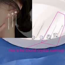 Load image into Gallery viewer, Ventfille 925 Sterling Silver Star Earring for Women Girl Simple Tassels Chain Fashion Office Jewelry Gift Dropshipping