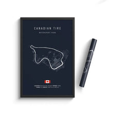Load image into Gallery viewer, F1 Canvas Track Circuit Wall Art: Aesthetic Motorsport Poster