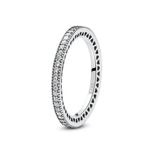 Load image into Gallery viewer, 925 Sterling Silver Rings For Women Original Crown Love Heart Wishbone Engagement Wedding Rose Gold Crystal Ring Luxury Jewelry