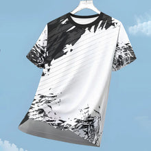 Load image into Gallery viewer, Men's T-shirt Fashion Color Block 3D Print Tee Outdoor Run Fitness Sports Short Sleeve Summer Casual O-neck Loose Breathable Top