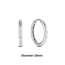 Load image into Gallery viewer, Original 925 Sterling Silver Earrings 2025 Stud Hoop Crystal Earings For Women Rose Gold Crown Heart Infinity Bee Earing Jewelry