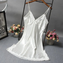 Load image into Gallery viewer, Sexy Lace Patchwork Camisola Lingerie Nighty Wedding Dress Sleep Wear Nightdress Clothes Women's Nightgowns Sexy Nightwear