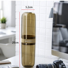 Load image into Gallery viewer, Portable Toothpaste Toothbrush Protect Holder Case Travel Camping Storage Box Protect Toothbrush Toothpaste from Dirt and Damage